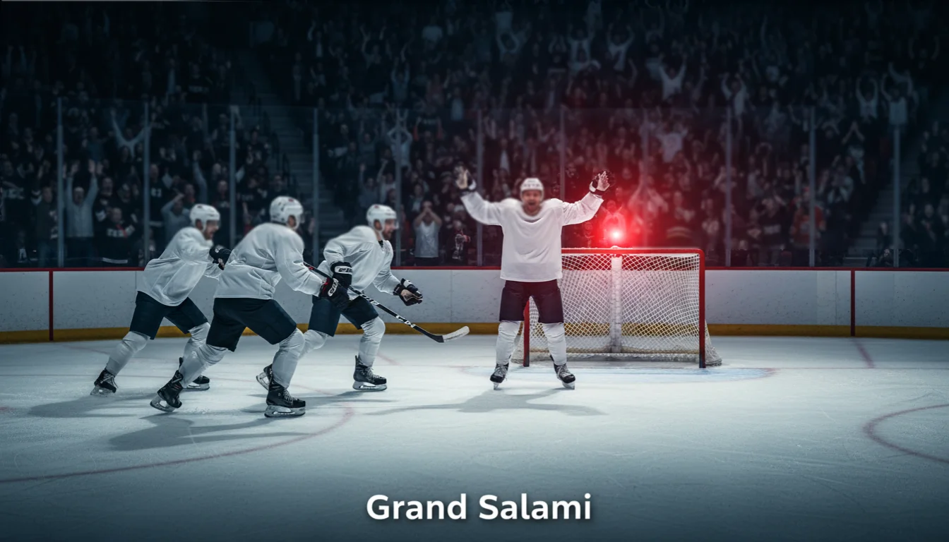 Meerdere NHL-wedstrijden tegelijk op ijsbanen: Grand Salami gecombineerde dagscores