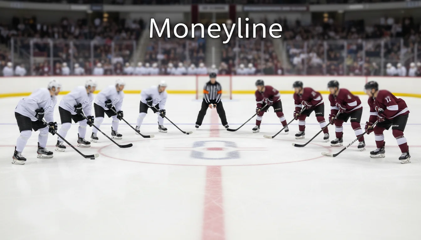Twee ijshockeyteams in duel: moneyline weddenschap voor beginners