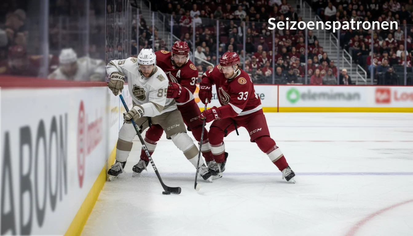 NHL-spelers in volle wedstrijdintensiteit: seizoenspatronen van oktober tot juni